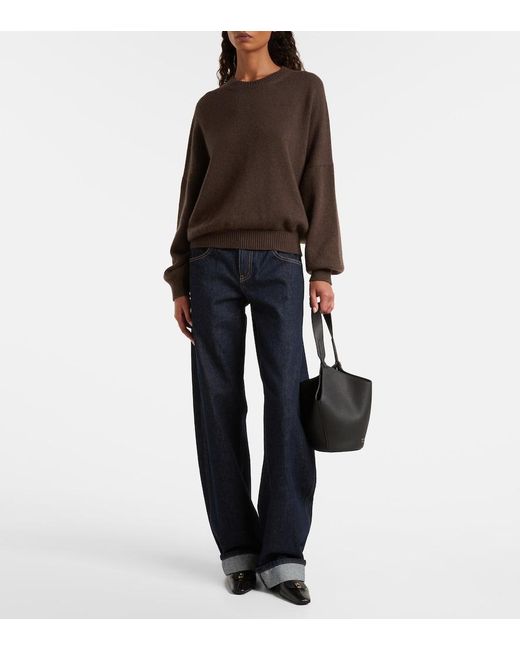 Khaite Brown Margaux Cashmere Sweater