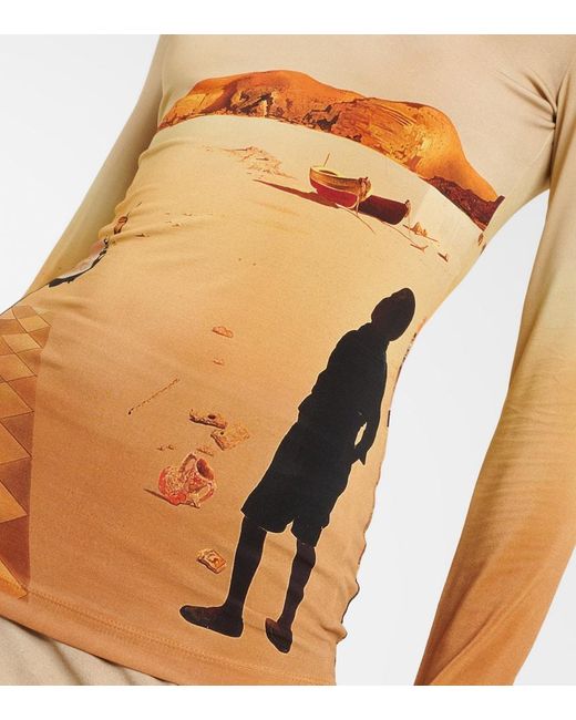 Rabanne Natural T-Shirt Viscose, Elastane