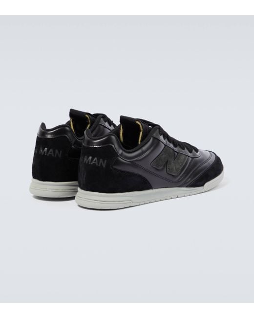 Junya Watanabe Black X New Balance Urc42 Leather Sneakers for men