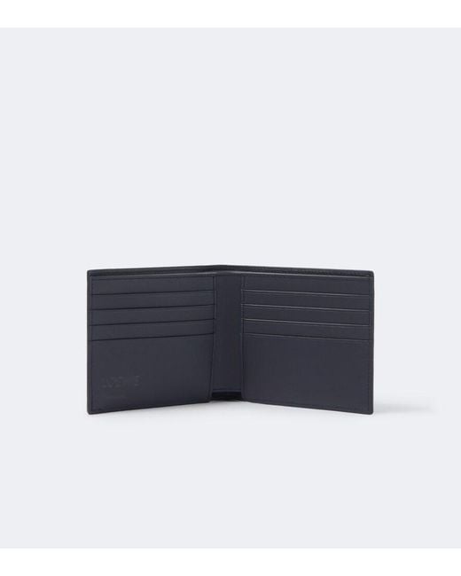 Loewe Blue Flag Leather Bifold Wallet for men