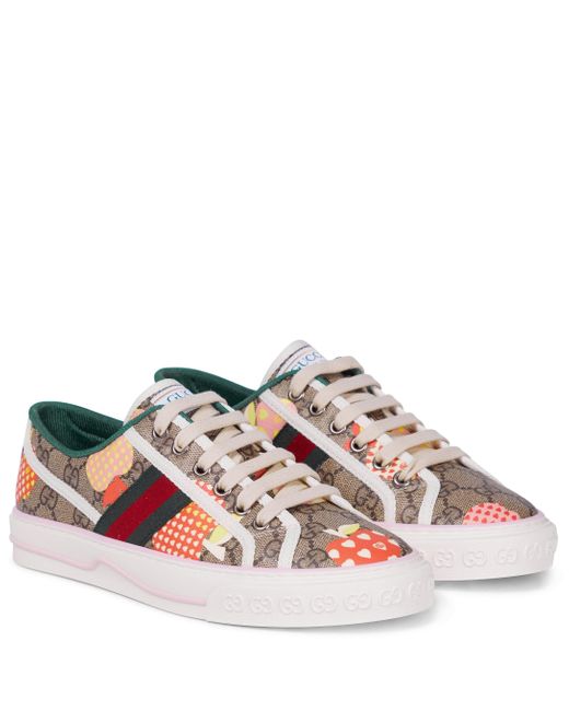 Scarpe da ginnastica Gucci in Tela Blu taglia 6.5 US - 22871352