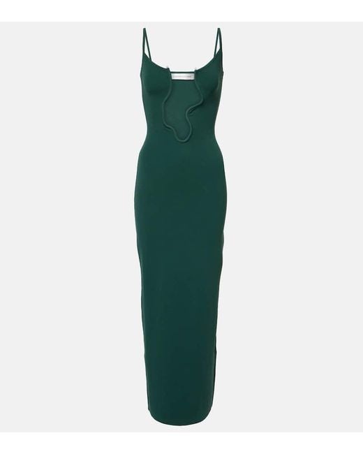 Christopher Esber Green Salacia Cutout Maxi Dress