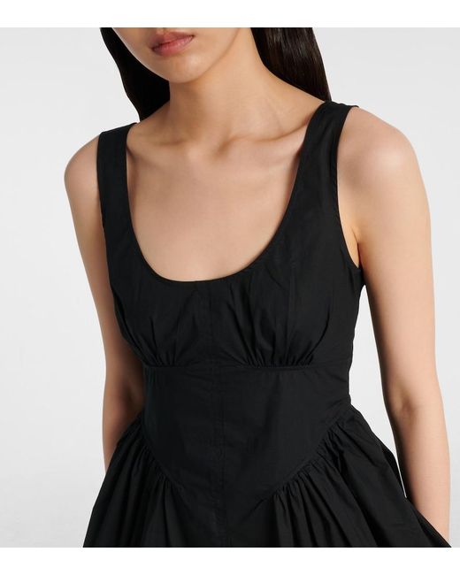 Proenza Schouler Black Label Bader Cotton-Blend Poplin Top