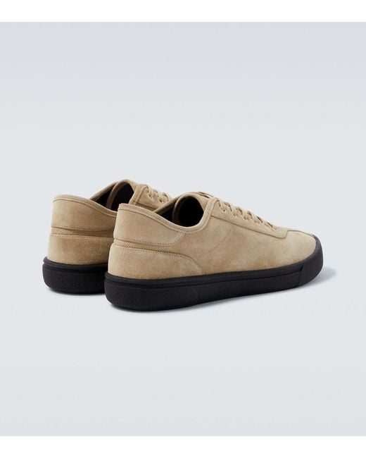 The Row White Suede Sneakers for men