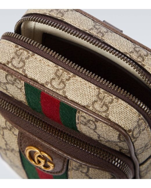 Gucci Brown Ophidia GG Mini Bag for men