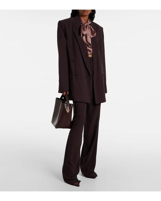 Sac Seau Le 37 En Cuir Saint Laurent en coloris Brown