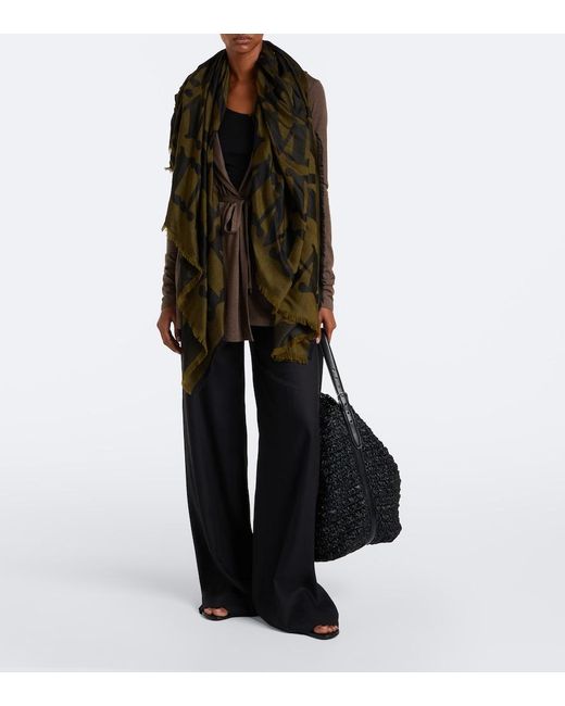 Max Mara Brown Jersey Wrap Cardigan