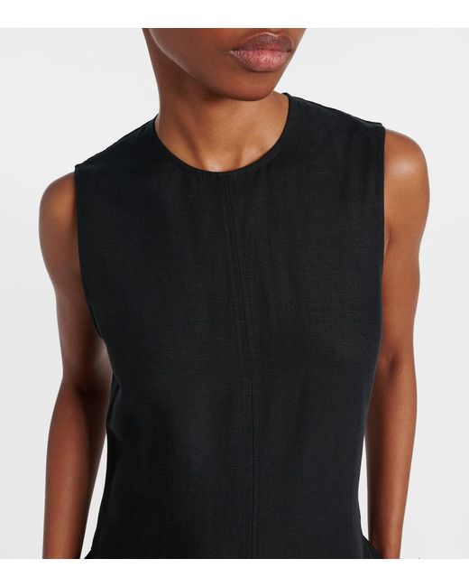 Totême  Black Maxikleid Aus Jersey