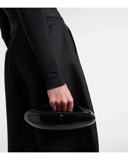 Alaïa Black Sculptural Minaudiere Small Clutch
