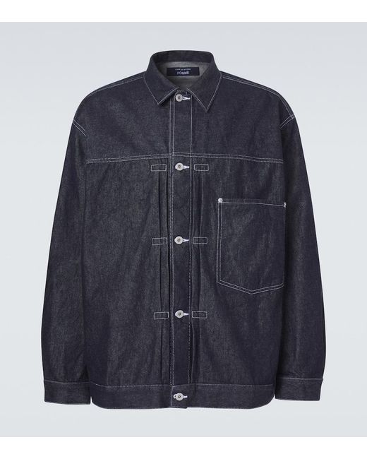 Comme des Garçons Blue Denim Jacket for men