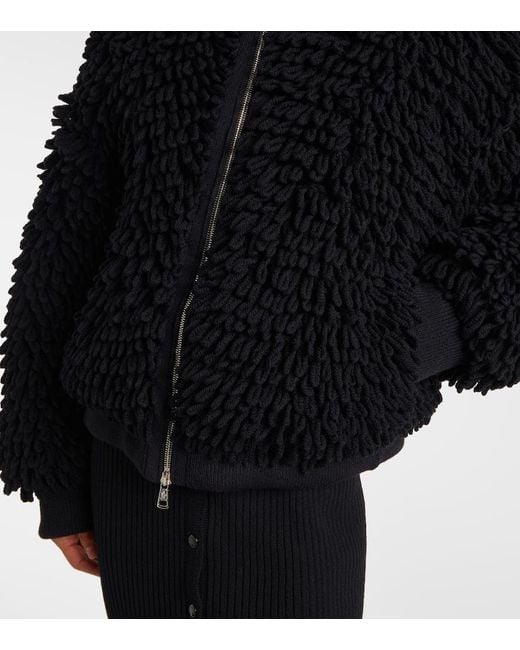 Moncler Genius Black X Ee72 By Edward Enninful Wool-Blend Down Jacket