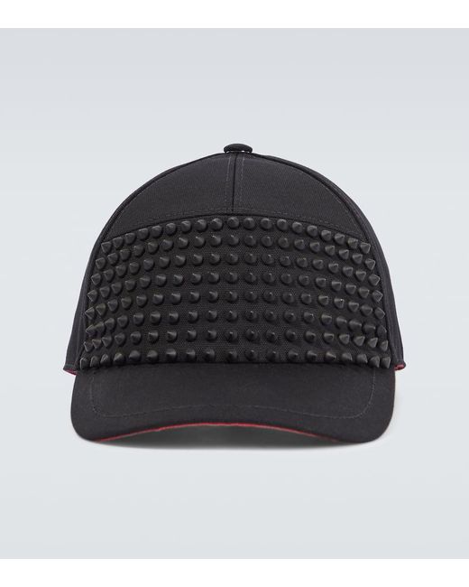 Cappello Da Baseball Enky Spikes di Christian Louboutin in Black da Uomo