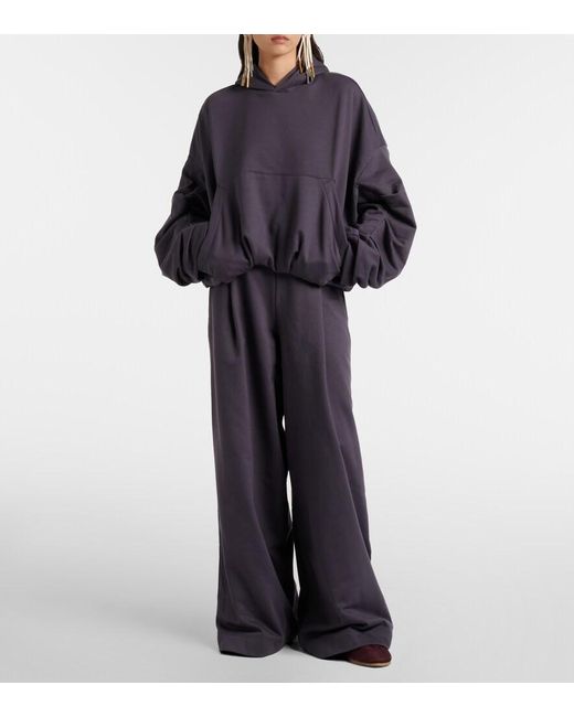 Dries Van Noten Gray Hannett Cotton Hoodie