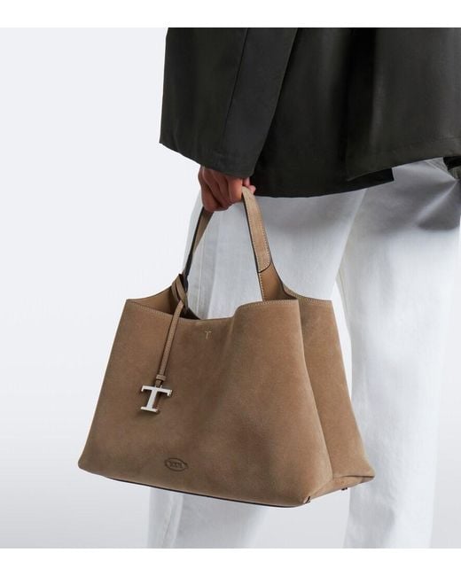 Shopper Apa Medium di Tod's in Brown