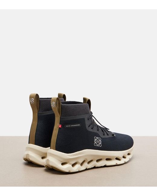 Loewe Blue X On Cloudtilt High-Top Sneakers