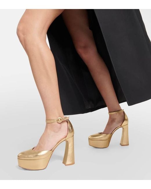 Pumps Holly D'Orsay di Gianvito Rossi in Natural