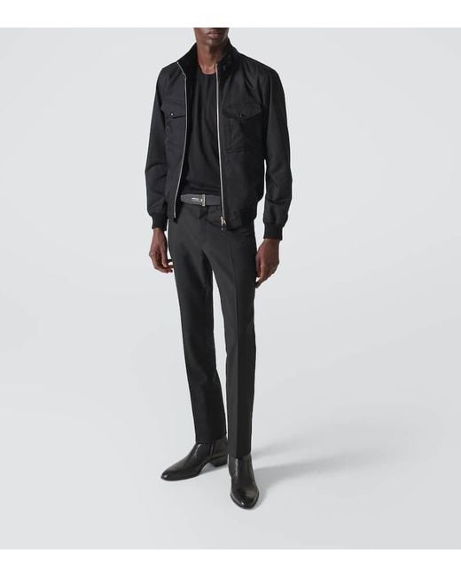 Giacca Blouson di Tom Ford in Black da Uomo