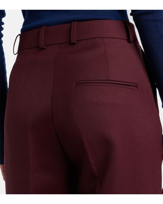 Frankie Shop Purple Lenora Straight Pants