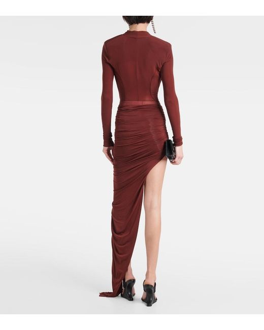 Rick Owens Gathered Maxi Skirt