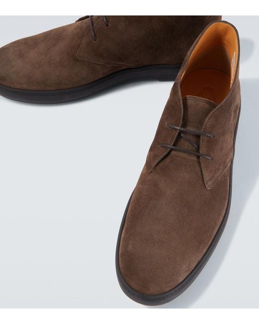 Anfibi di Tod's in Brown da Uomo