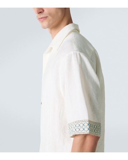 Chemise Commas pour homme en coloris White