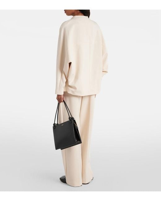 FFORME Natural Velma Oversized Wool-Blend Blazer