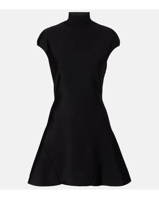 Givenchy Black Flared Mini Dress
