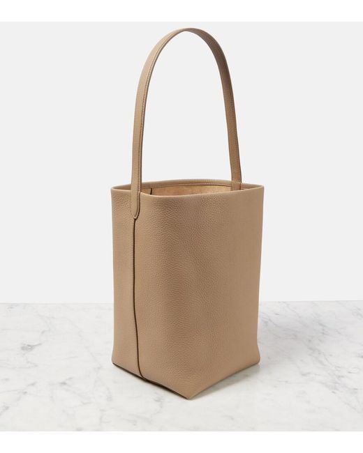 The Row Natural N/S Park Medium Leather Tote Bag