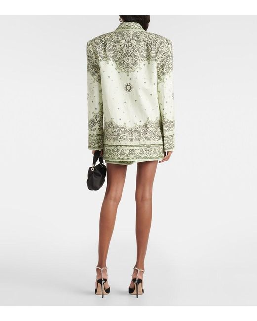 Blazer Matchmaker De Lino Estampado Zimmermann de color Green