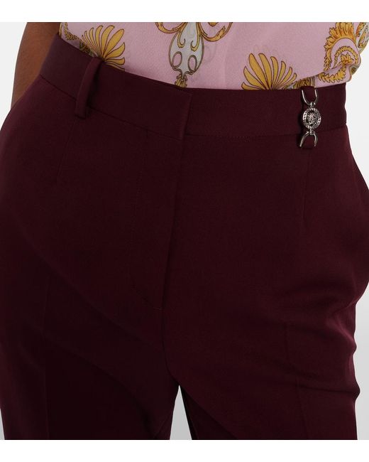 Versace Wool Flared Pants
