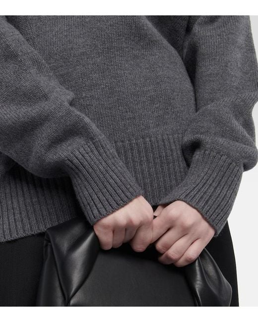 AMI Gray Ami De Coeur Pullover