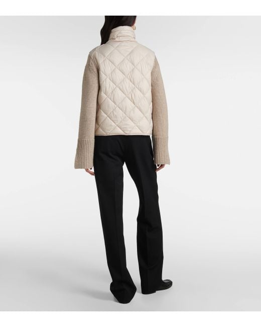 Max Mara Natural The Cube Tregic Quilted Puffer Vest