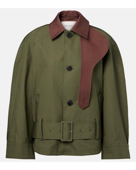 J.W. Anderson Green Jacke Aus Baumwolle