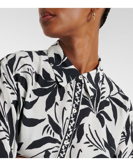 Velvet Black Sienna Printed Shirt