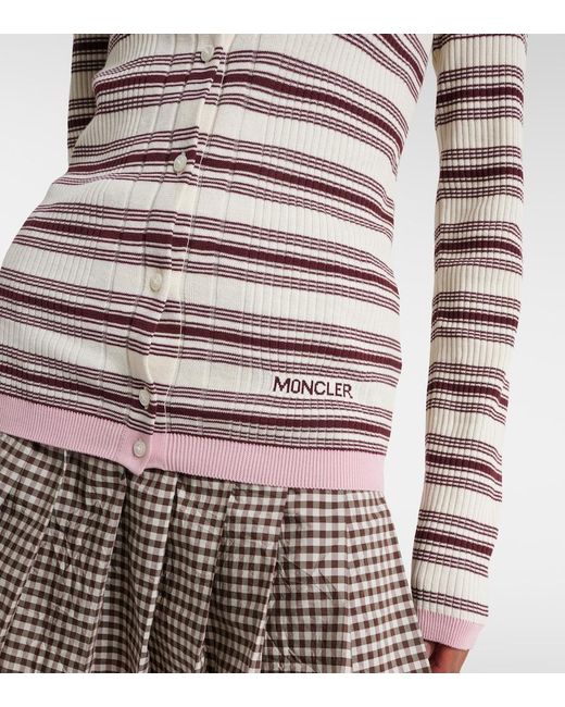 Moncler Multicolor Striped Cotton Polo Shirt