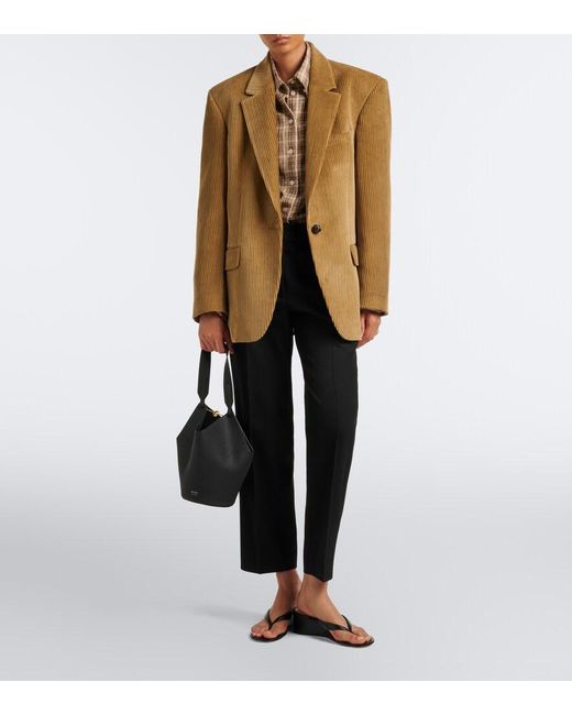 Rohe Green Oversized Cotton Corduroy Jacket