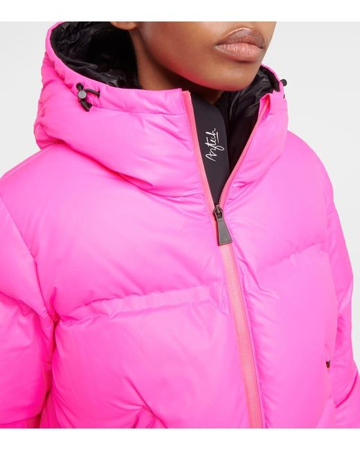 Aztech Mountain Pink Cropped-Skijacke Minnie Nuke Suit