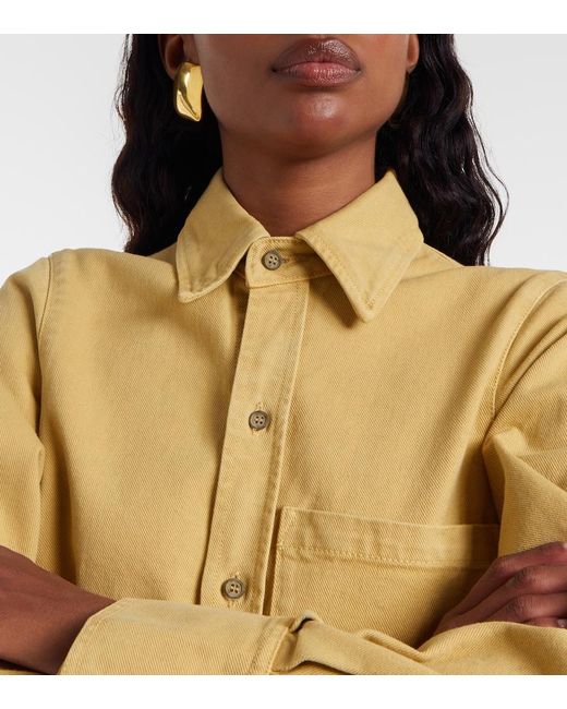 Victoria Beckham Natural Denim Shirt
