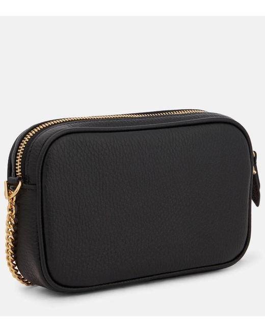 Gucci Black Gg Marmont Mini Camera Bag