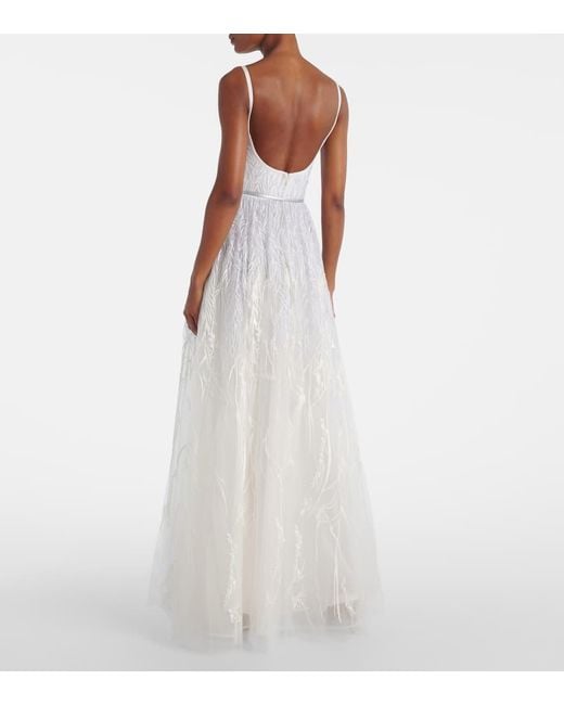 Abito Lungo di Elie Saab in White