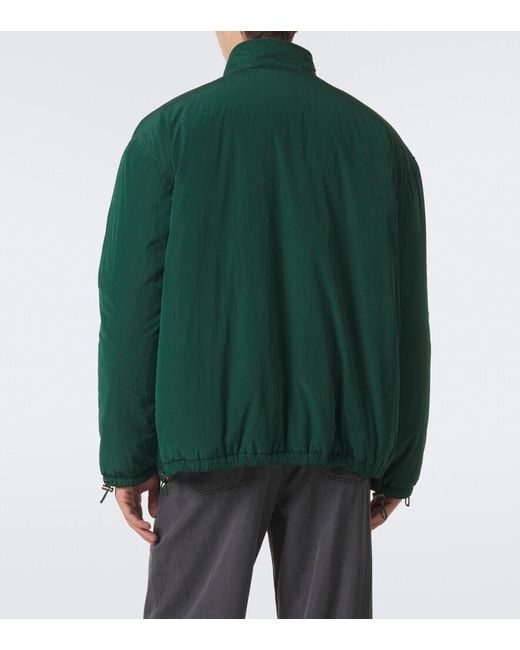 Miu Miu Green Logo Technical Jacket for men