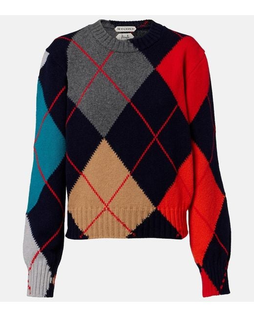 J.W. Anderson Black X Pringle Of Scotland Wool Sweater
