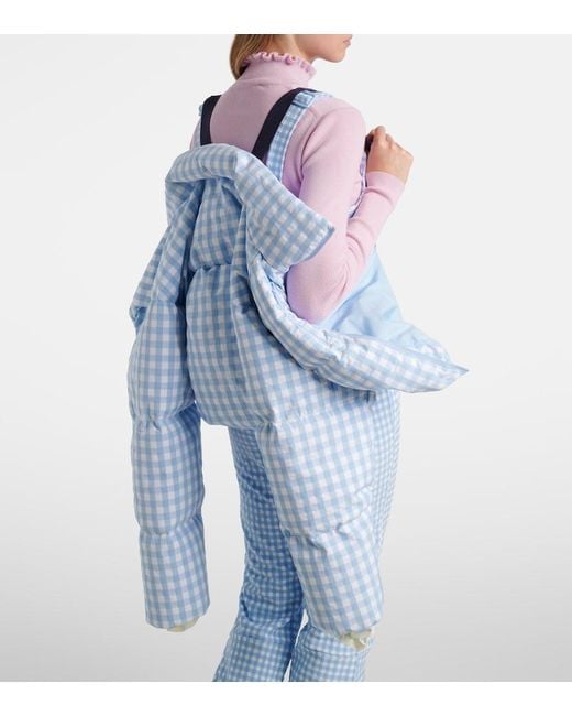 CORDOVA Blue Cortina Gingham Down Ski Jacket