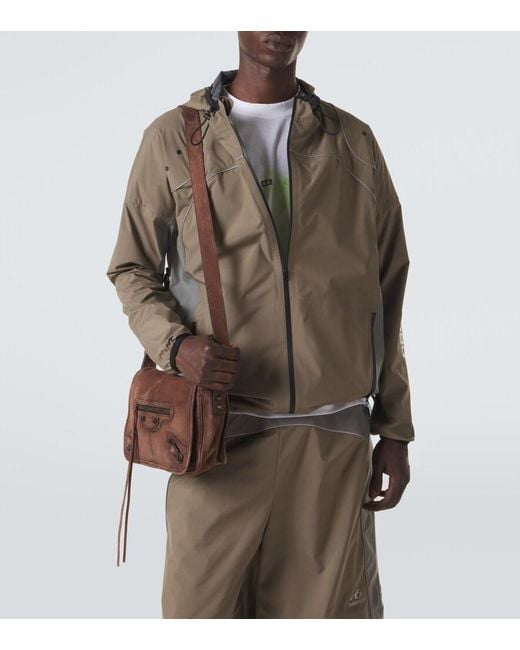 Balenciaga Brown Technical Track Jacket for men