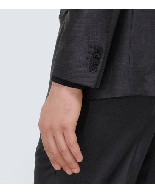 Zegna Anzug Trofeo Aus Wolle in Gray für Herren