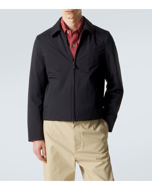 Loro Piana Blue Mathis Storm System Jacket for men