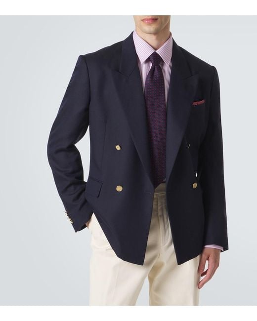 Charvet Purple Silk Jacquard Tie for men