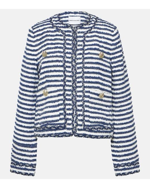 Veste Matteo Rayee Rebecca Vallance en coloris Blue