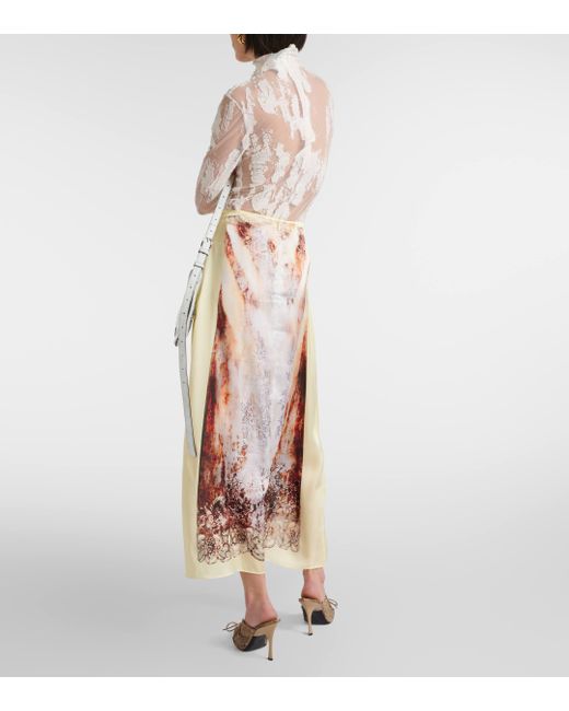 Y. Project Natural Printed Maxi Skirt