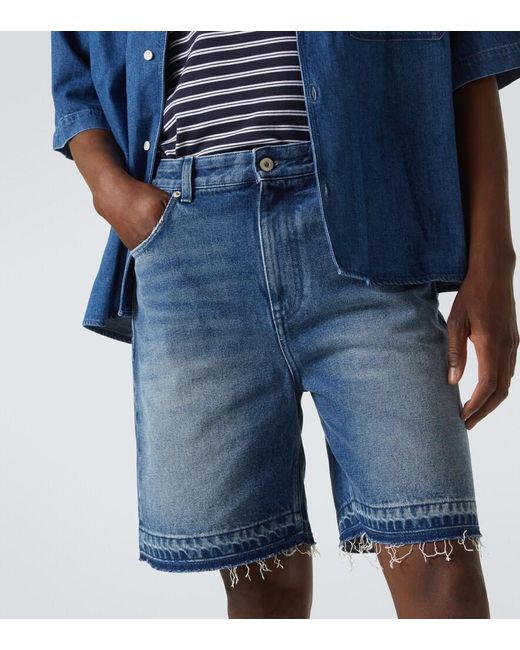 Loewe Blue Paula's Ibiza Denim Shorts for men